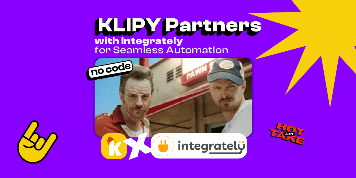 KLIPY Teams Up with Integrately to Streamline Animated Content Automation